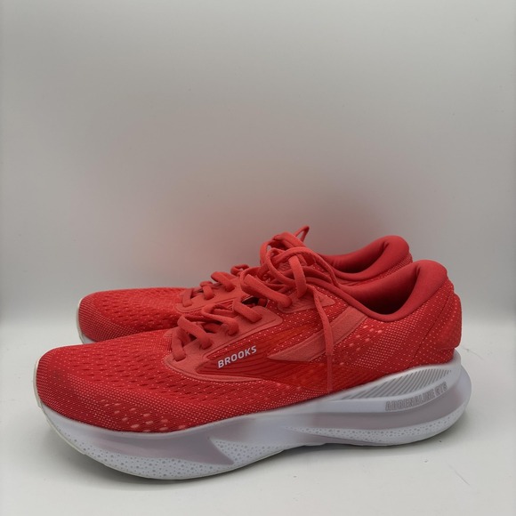 Brooks Adrenaline GTS 24 Shoes Womens Size 9 Red Cushioned DNA Loft Road Running - Picture 1 of 10